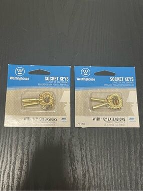 New Westinghouse 70160 Socket Keys with 1/2-Inch Extensions